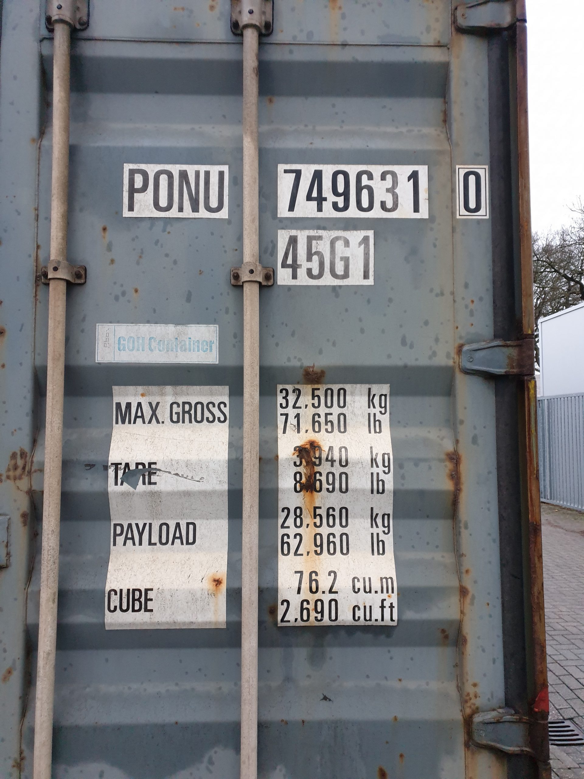 1E CONTAINER