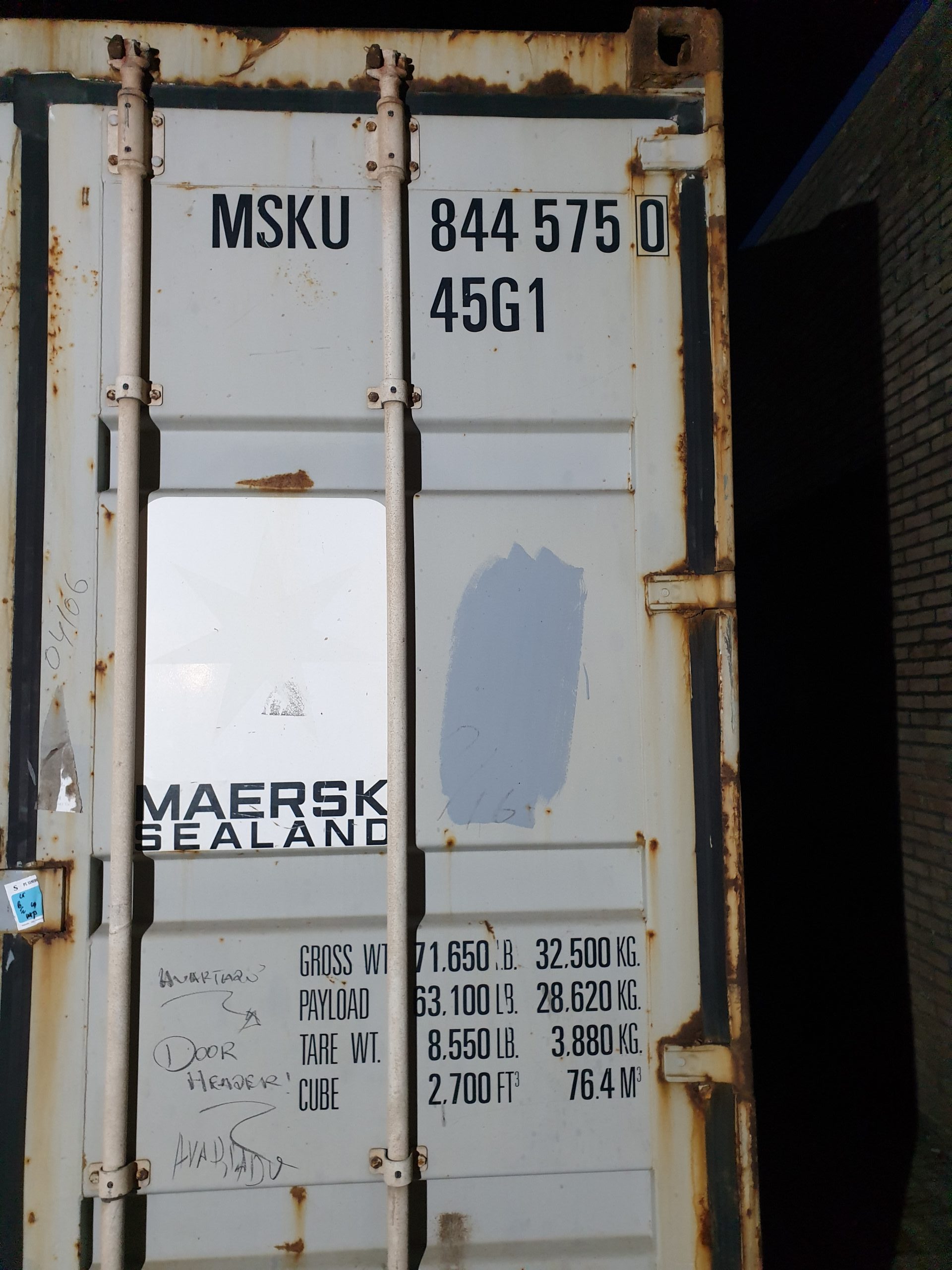 2e container