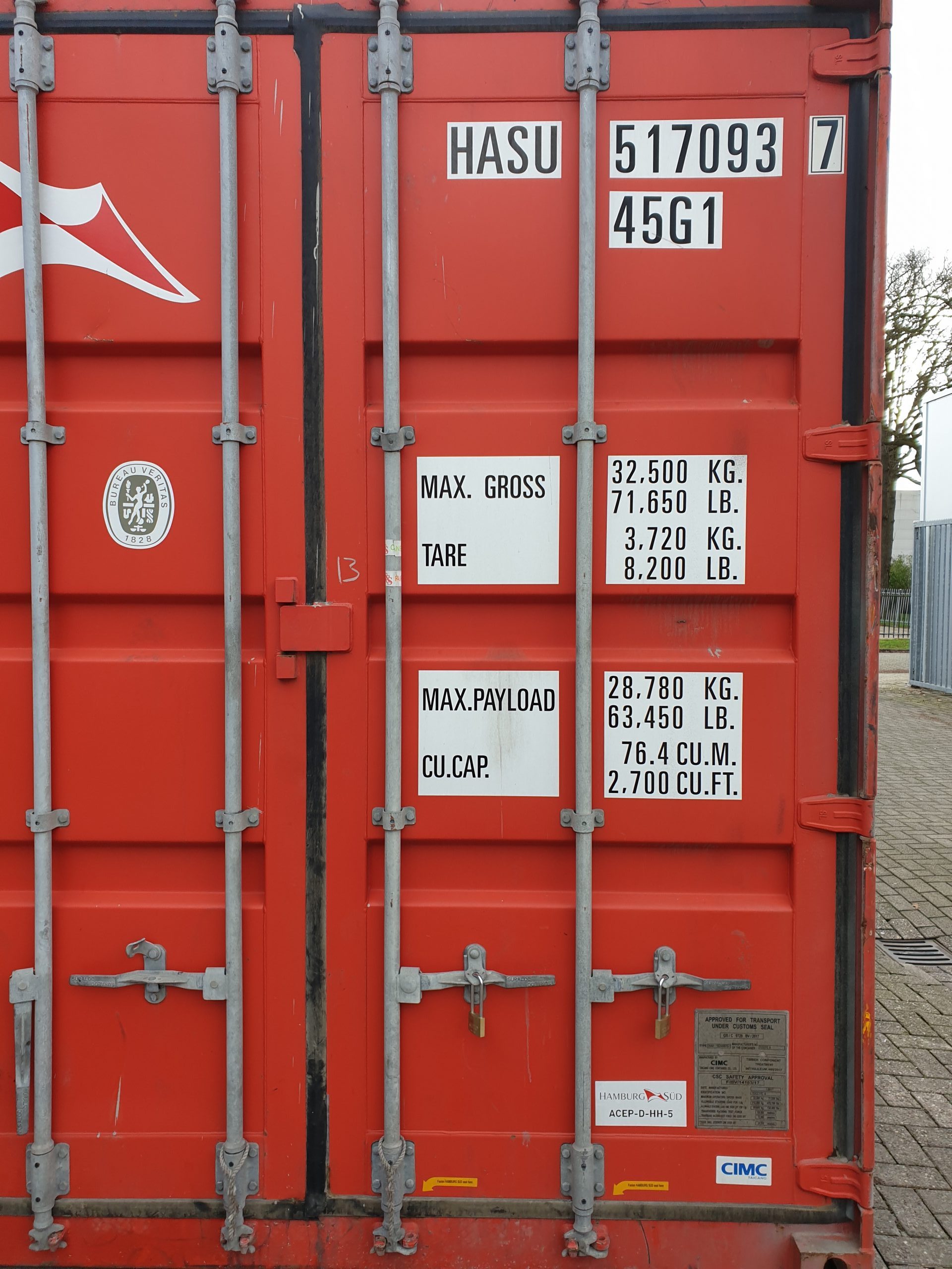 3e container